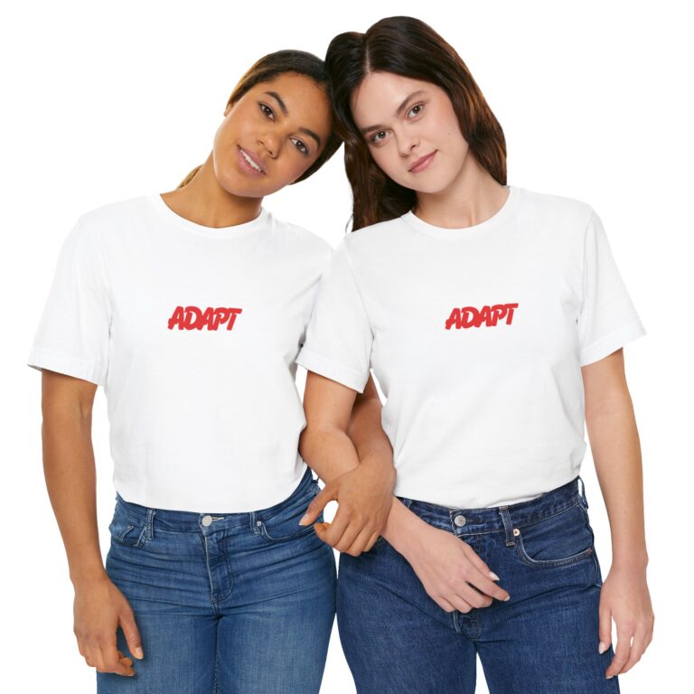 ADAPT White Short Sleeve Tee