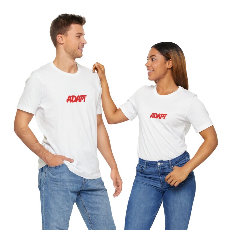 ADAPT White Short Sleeve Tee
