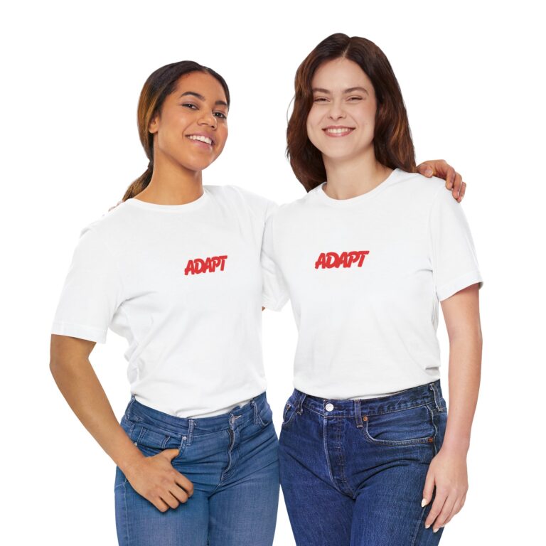 ADAPT White Short Sleeve Tee