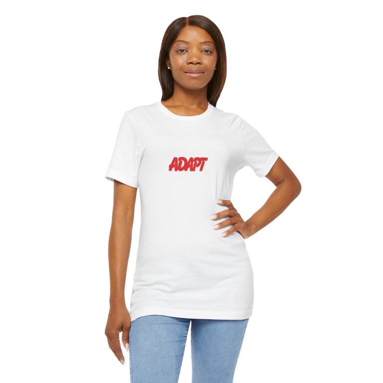 ADAPT White Short Sleeve Tee