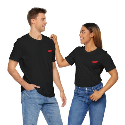 ADAPT Black Short Sleeve Tee