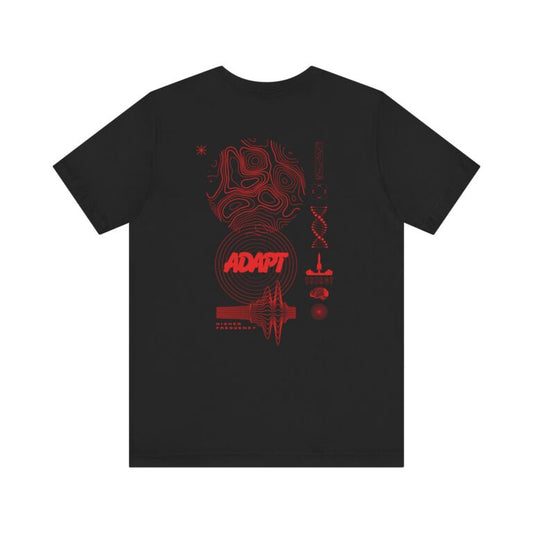 ADAPT Black Short Sleeve Tee
