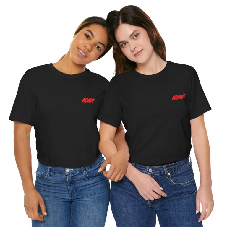 ADAPT Black Short Sleeve Tee